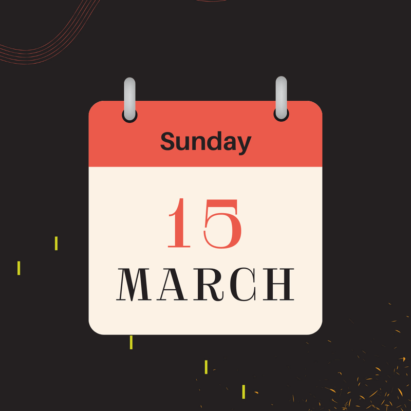 15 March 2026