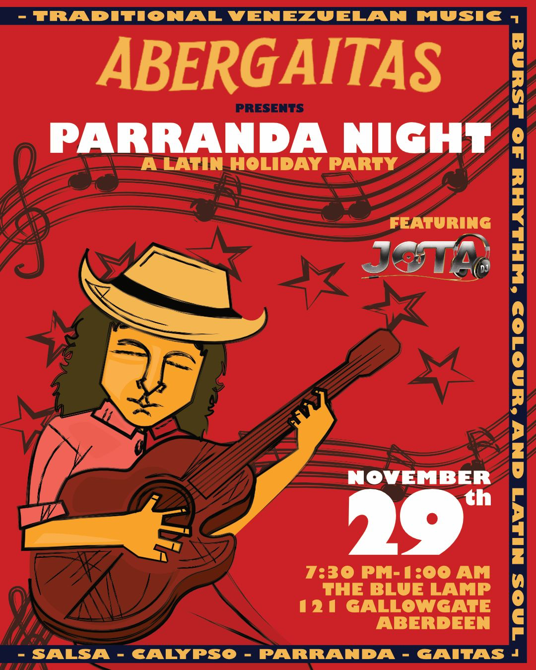 Abergaitas presents PARRANDA NIGHT